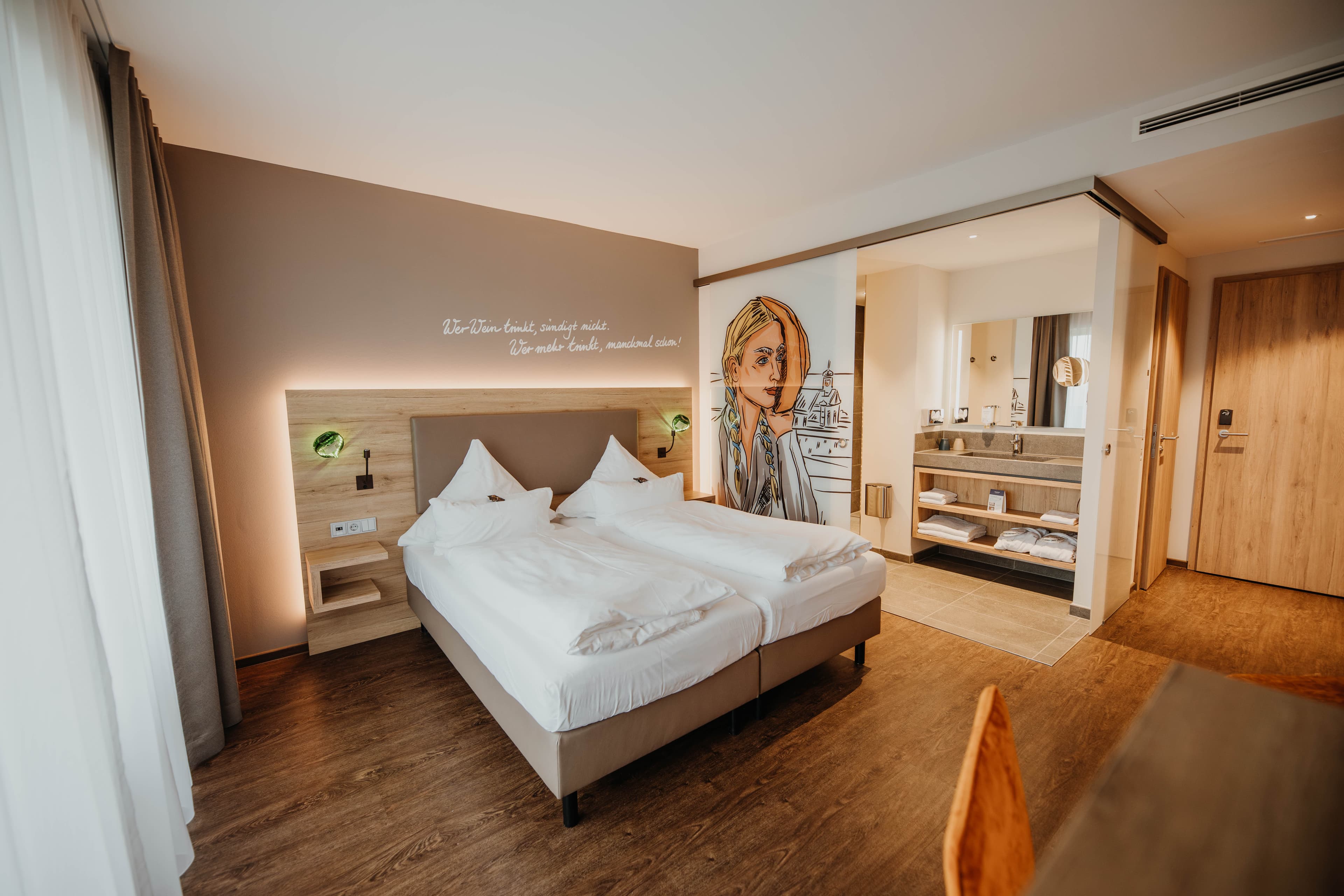 Zimmer im Weingut Römmert mit fränkischem Charme